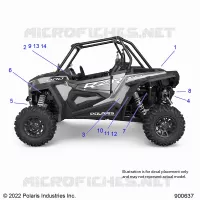 DECALSS AND COMPONENTS, 3PC