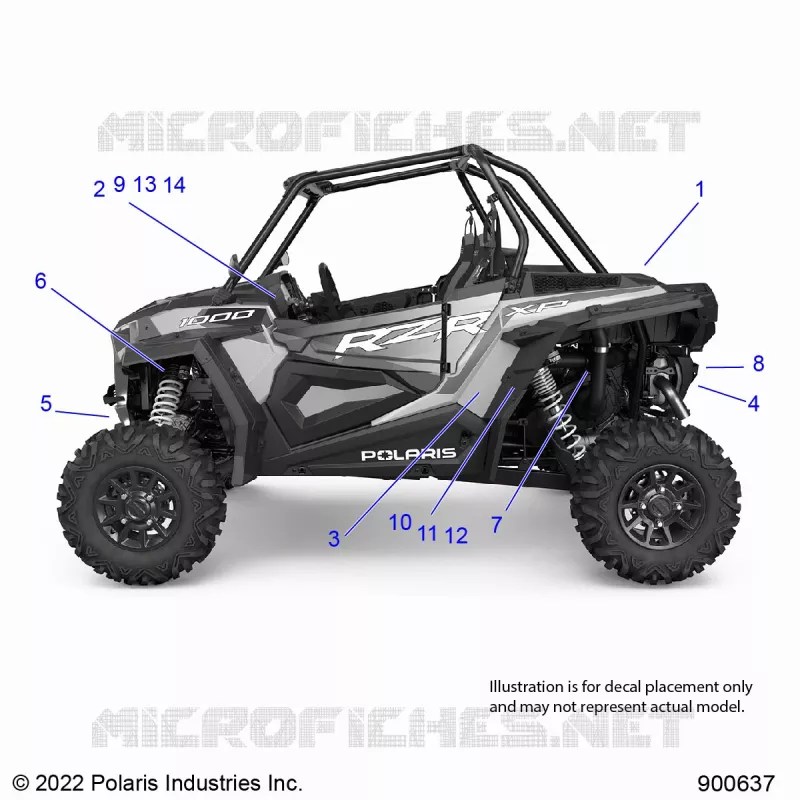 DECALSS AND COMPONENTS, 3PC