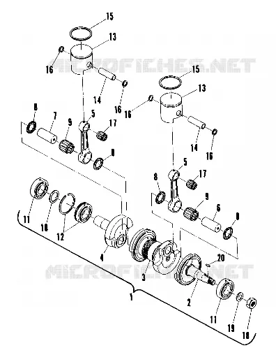 PISTON AND KURBELWELLE (400) (4910941094035A)