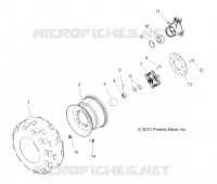 RADS, REAR TIRE AND BRAKE DISC