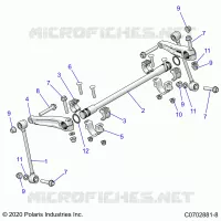 SUSPENSION, FRONT STABILISATORSTANGE