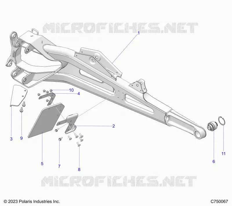 SUSPENSION, TRAILING ARMS