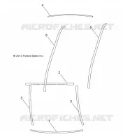DACH TRIM, 4 PASSENGER