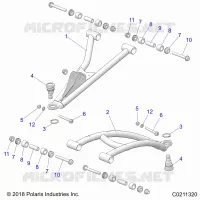 FRONT SUSPENSION A-ARMS