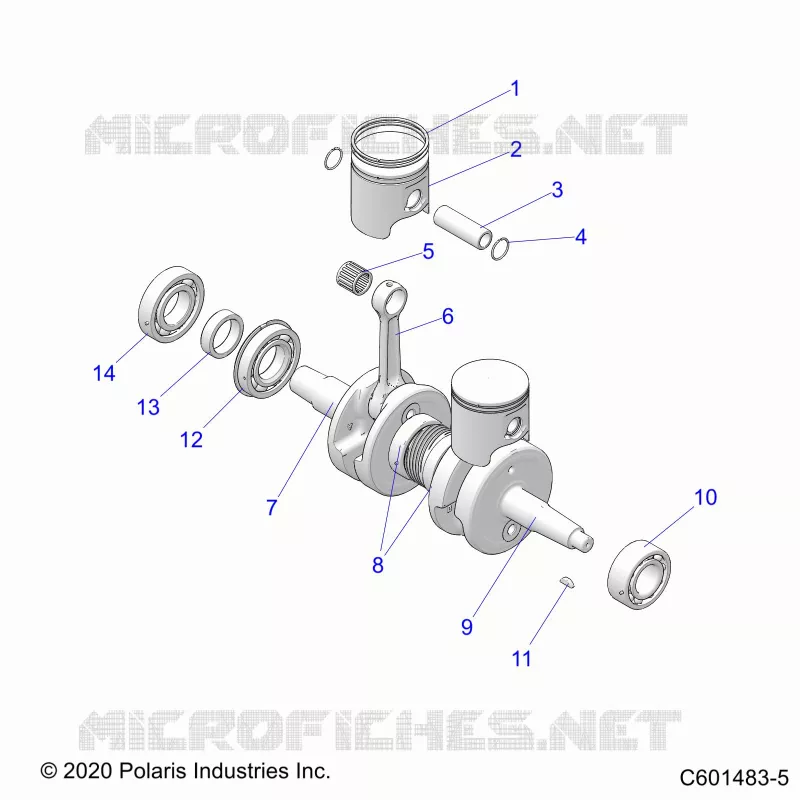 ENGINE, PISTON AND KURBELWELLE