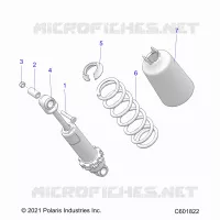 SUSPENSION, FRONT SHOCK TRACK