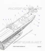 CHASSIS, REAR, MISC. COVERS AND SNOWFLAP
