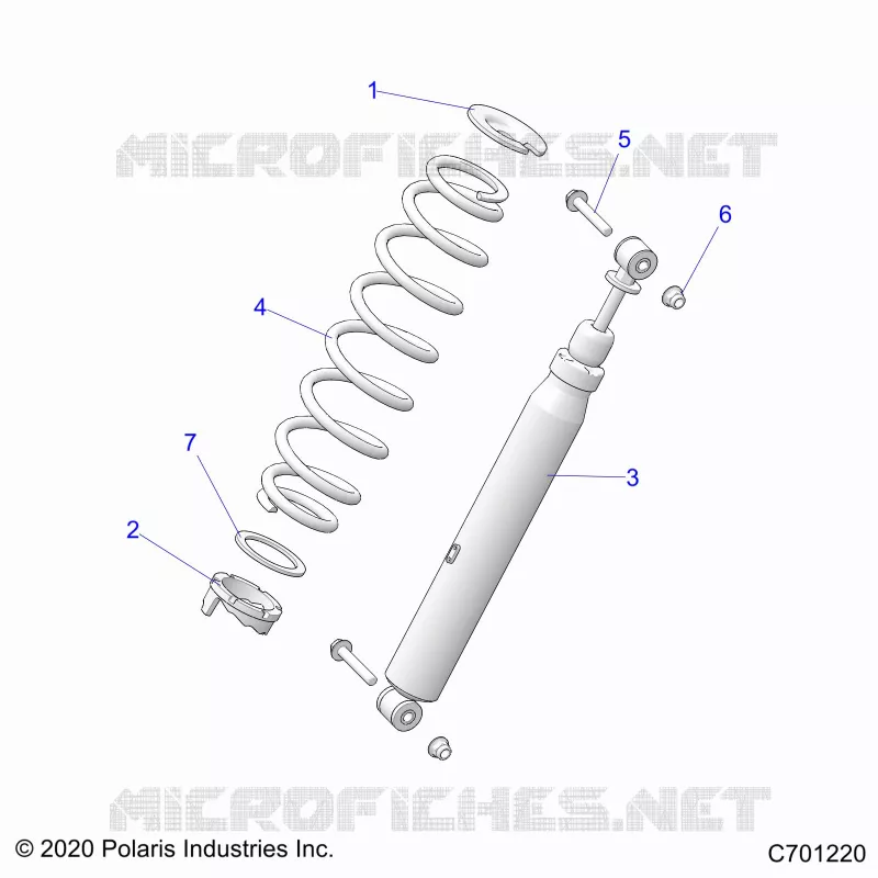 SUSPENSION, REAR SHOCK MOUNTING