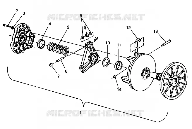 Antriebskupplung ASSEMBLY LITE GT 0943133 and STARLITE GT 0943127 (49250125010021)