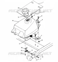 TANK ASSEMBLY 2X4 300 W957530 (4930053005A012)