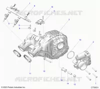 ENGINE, LUFTEINLASS MANIFOLD