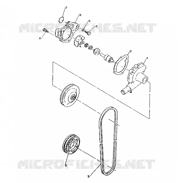 WASSERPUMPE WideTrak (4921302130040A)