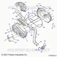 ANTRIEB, CLUTCH COVER AND DUCTING