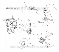 BREMSES, BREMSE CALIPER and DISC