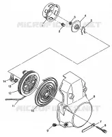 RÜCKZUG ANLASSER WIDETRAK LX 0982065 and EUROPEAN WIDETRAK LX E982065 (4943884388D002)