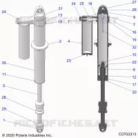 HINTERRADAUFHÃ„NGUNG SHOCK INTERNALS