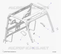 CHASSIS, EDGE COVER AND SPIEGEL BRACKETS