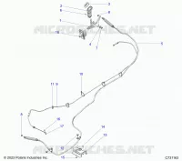 ANTRIEB, GEAR SELECTOR AND THROTTLE CABLE