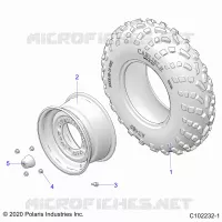 RADS, FRONT TIRE