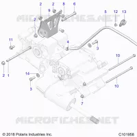 DRIVE TRAIN, MAIN GEARCASE MOUNTING