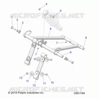 SUSPENSION, FRONT DREHMOMENTARM