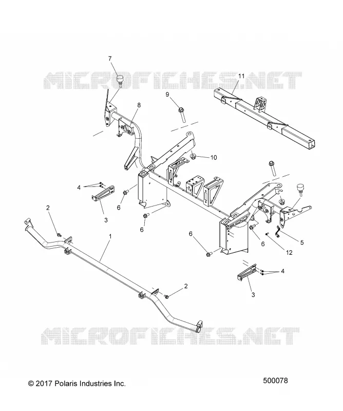 CHASSIS, FRONT FRAME ASM.