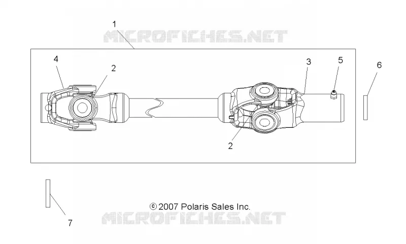 DRIVE TRAIN, FRONT KARDANWELLE