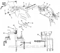 Konsolen   KABELSTRANG 600 XCR 0975677, 600 XCR SE H975677 and EUROPEAN 6 (4937963796A010)
