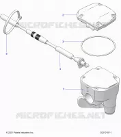 LENKUNG, CONTROLS, THROTTLE ASM. AND CABLE