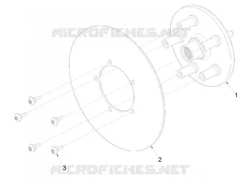 RADS, COMPONENTS, END, 9.21 INCH, DISC 5 BOLT