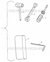 TOOL KIT SL 700 B964066 AND  INTL. SL 700 I964066 (4935633563B014)