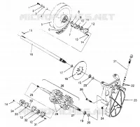 ANTRIEB ASSEMBLY 500 CARB 0952764 (4929192919B008)