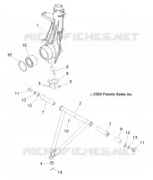 SUSPENSION, A-ARM and STREBE MOUNTING