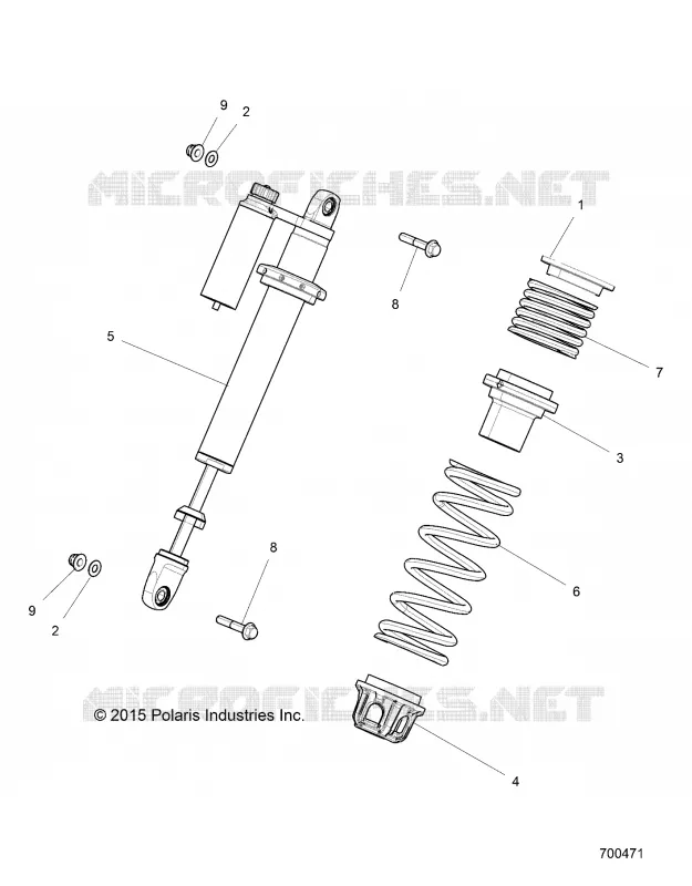 FRONT SUSPENSION SHOCK MOUNTING