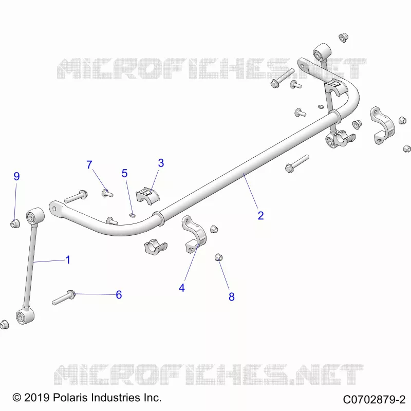 SUSPENSION, REAR STABILISATORSTANGE