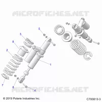 SUSPENSION, REAR SHOCK MOUNTING