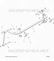 SUSPENSION, REAR STABILISATORSTANGE