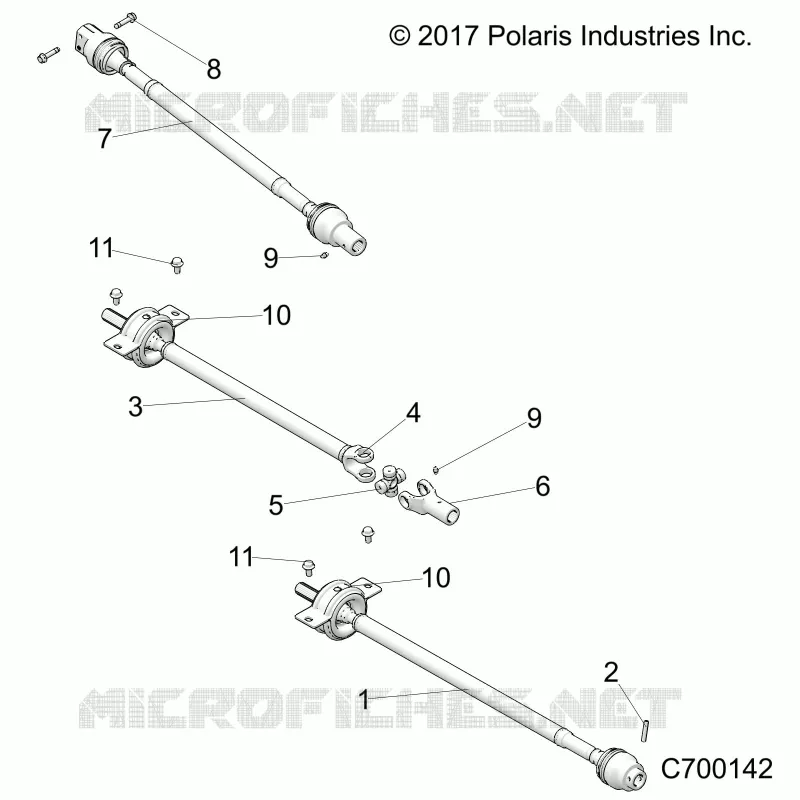 ANTRIEB, FRONT, MID, REAR PROP SHAFT