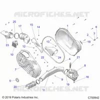 ANTRIEB, CLUTCH COVER AND DUCTING
