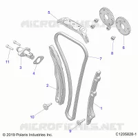 CAM CHAIN AND TENSIONER