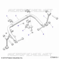 SUSPENSION, FRONT STABILISATORSTANGE