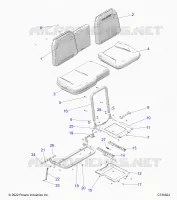 SITZ ASM. AND SLIDER