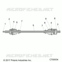 ANTRIEB, FRONT HALF SHAFT