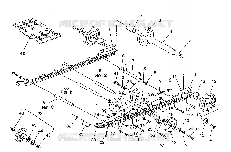 SUSPENSION ASSEMBLY 440 / 0930760 (4922932293019A)