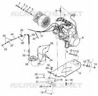 MOTORAUFHÄNGUNG 500 RMK 0982964 and EUROPEAN 500 RMK E982964 (4942634263C006)