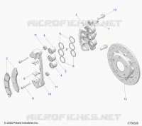 BRAKES, BREMSZANGE VORNE