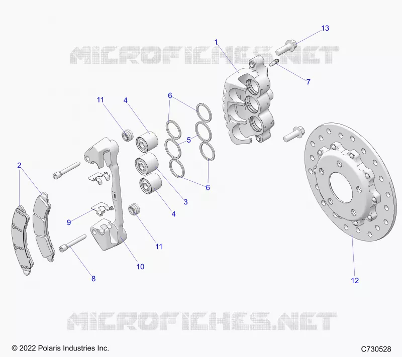 BRAKES, BREMSZANGE VORNE