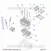 ENGINE, CYLINDER/ZYLINDERKOPF ASM.