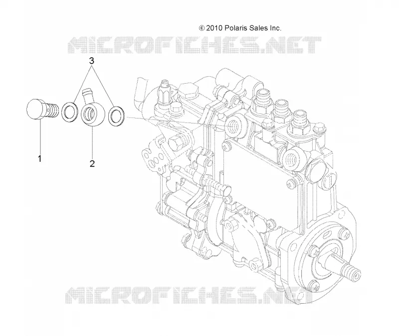 MOTOR, TREIBSTOFF LINE