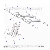 SUSPENSION, FRONT DREHMOMENTARM